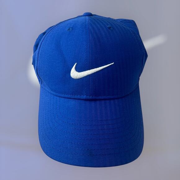 Nike Other - Nike Legacy91 Tech Hat Dri-Fit Adjustable Golf Game Royal Blue White BV1076-480